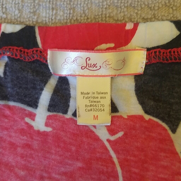 Lux Cherry Print Tube Top - Picture 5 of 7